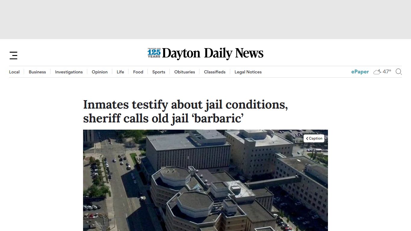 Inmates, sheriff testify about local jail conditions - Dayton Daily News